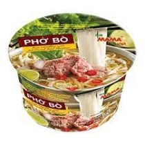 MAMA Rice Noodle BEEF BOWL 65g x 24 PHO BO